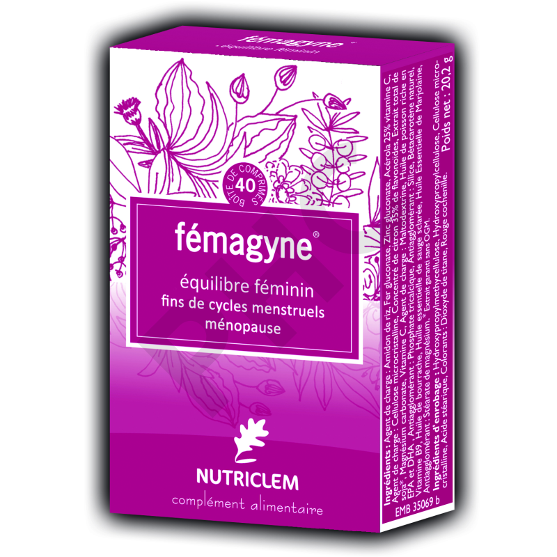 Femagyne menopause, troubles féminins