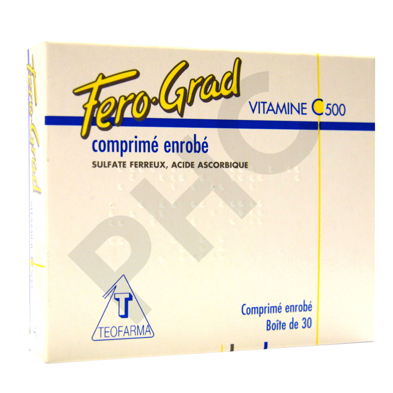 FEROGRAD VITAMINE C, 30 comprimés 500 mg