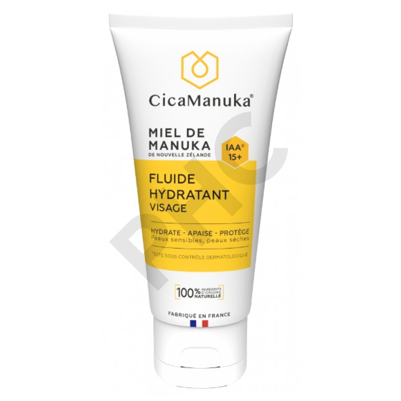 Fluide hydratant visage CicaManuka  - Tube de 50 ml