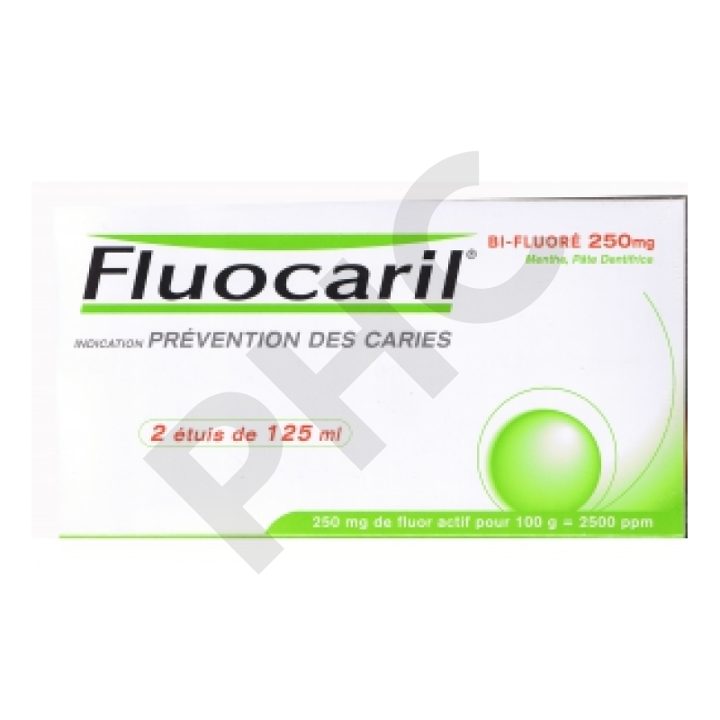 Fluocaril dentifrice bifluoré 250mg - enfant adult