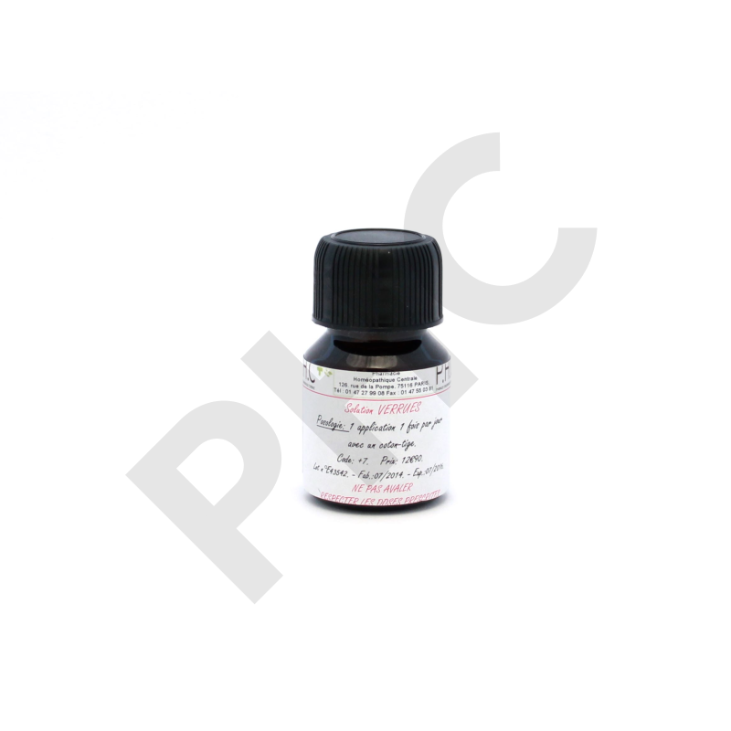 FORMULE PHC HOMEO - SOLUTION VERRUES PHC 30 ml