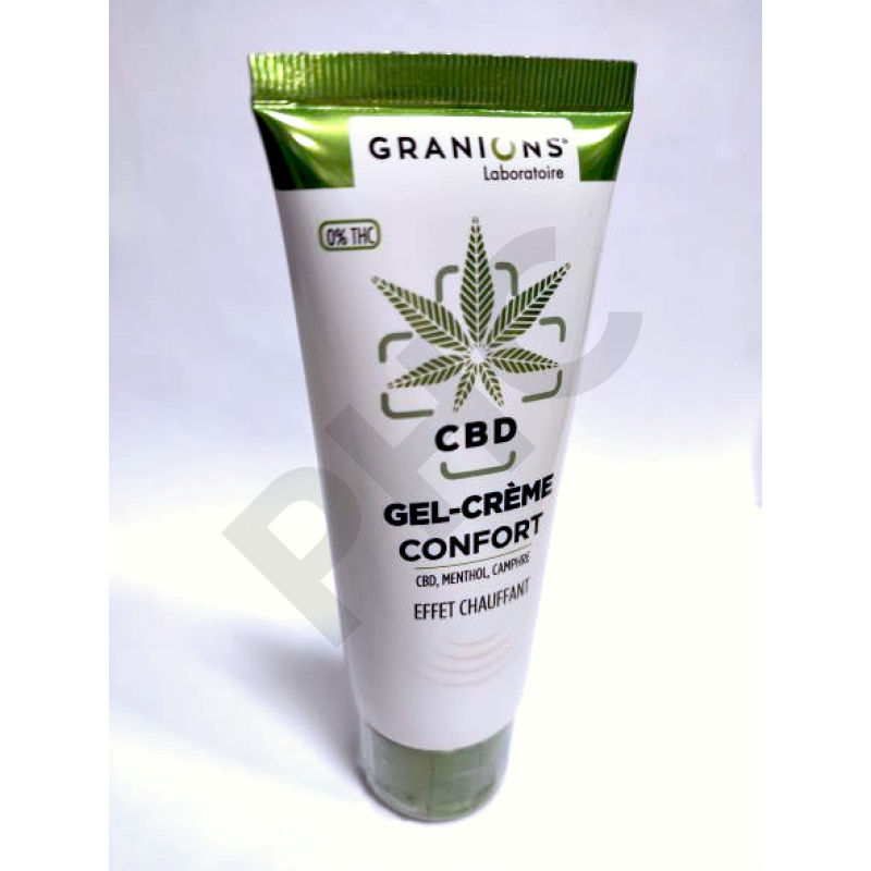 Gel-Crème Confort CBD - GRANIONS Tube de 75mL - Laboratoire GRANIONS