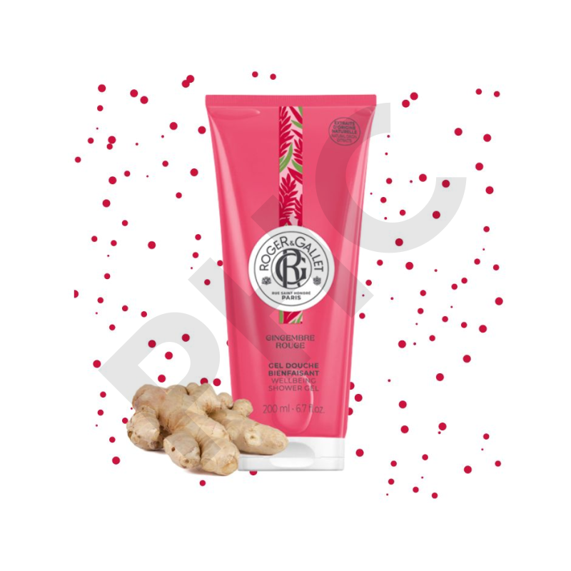 Gel Douche Gingembre Rouge - Roger & Gallet - 200ml