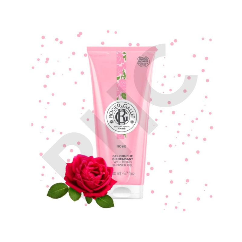 Gel Douche Rose - Roger & Gallet - 200ml
