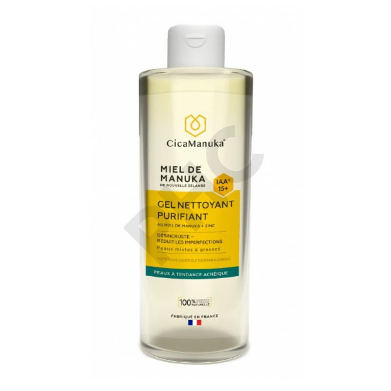 Gel nettoyant purifiant CicaManuka - Flacon de 200 ml