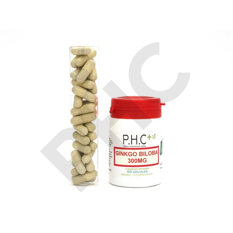 Ginkgo biloba PHC memoire concentration