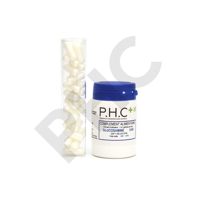 GLUCOSAMINE 600 mg PHC 60 gélules