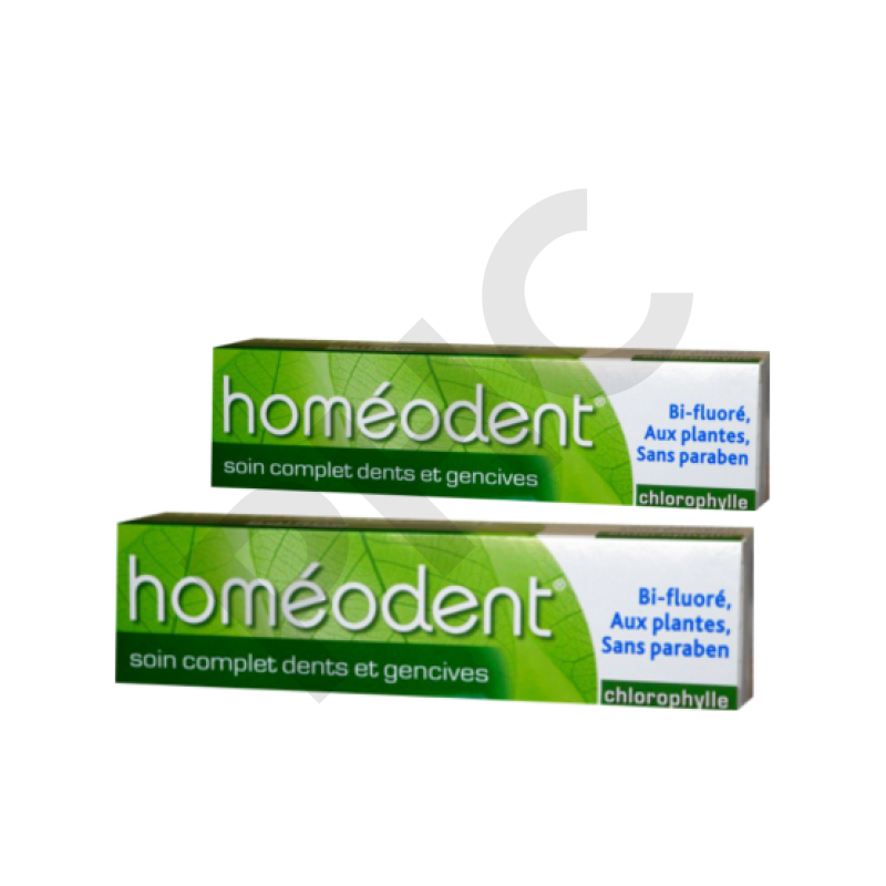 HOMEODENT CHLOROPHYLLE SOIN COMPLET (Lot de 2x75ml