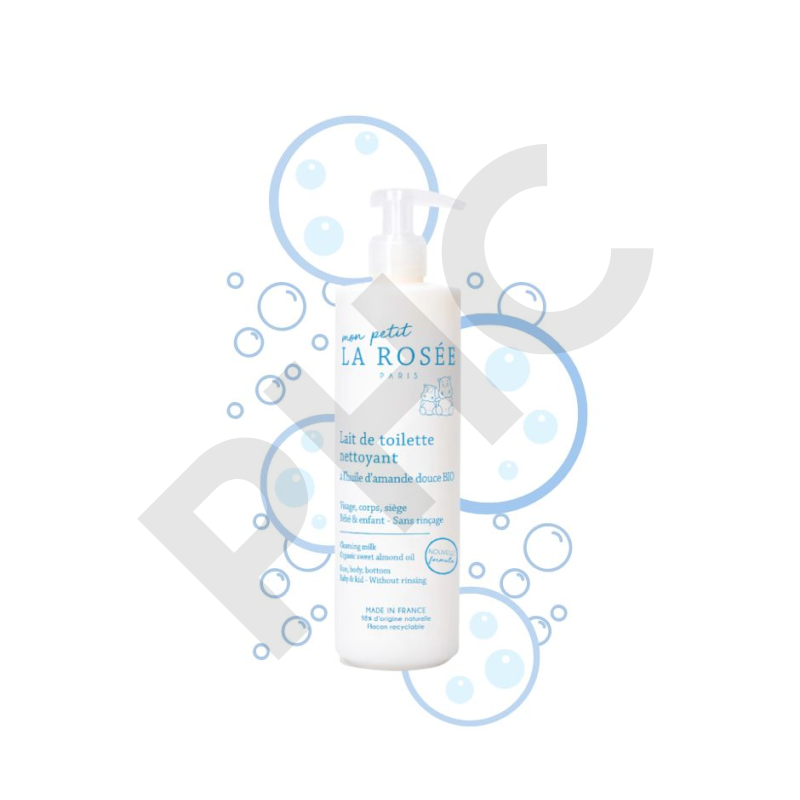 Lait de Toilette Nettoyant  pour bébé - La Rosée