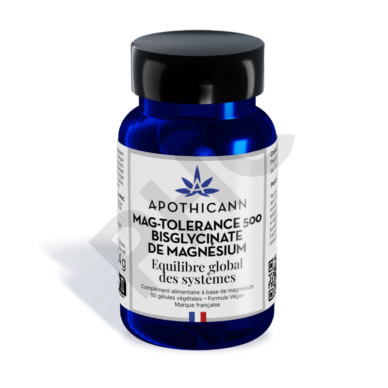 Mag tolerance - Bisglycinate de magnésium - Apothicann