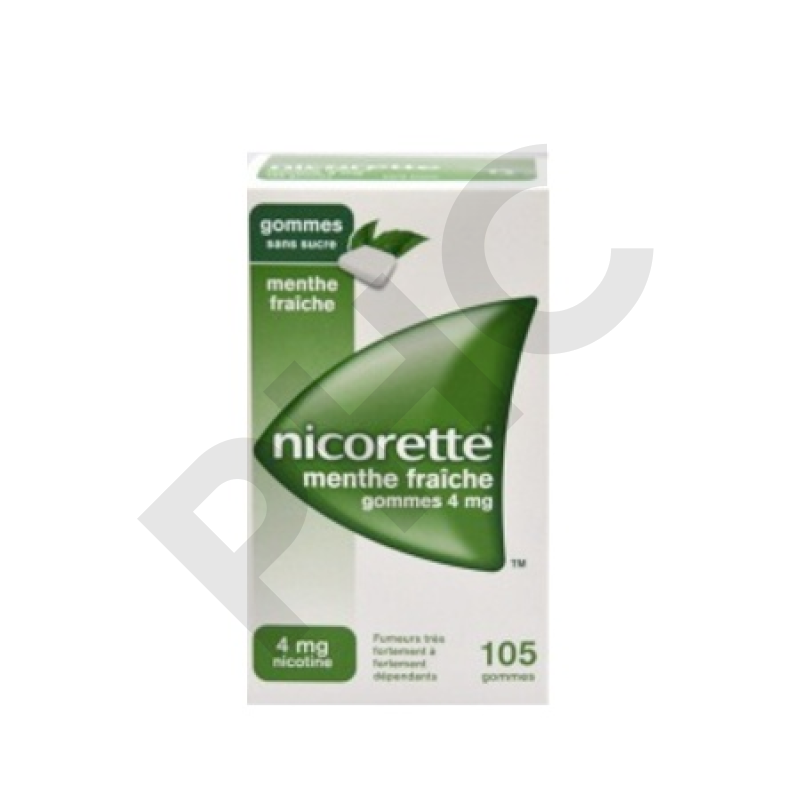 NICORETTE MENTHE FRAICHE 4mg sans sucre