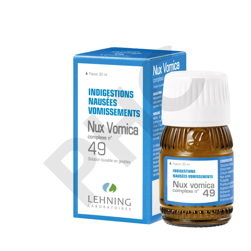 NUX VOMICA COMPLEXE LEHNING N°49 GOUTTES