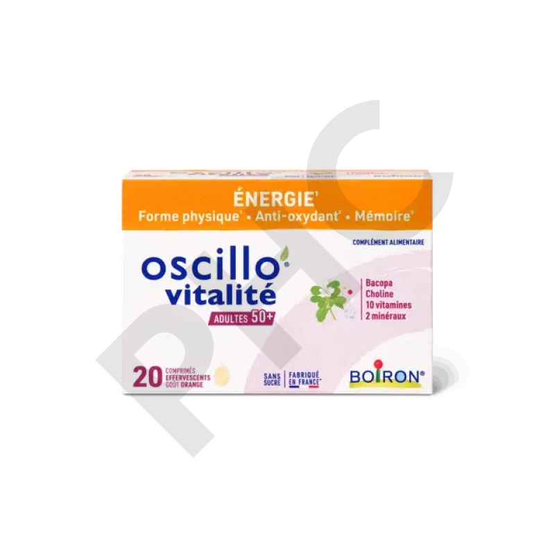 Oscillo’vitalité 50+ BOIRON - ENERGIE - Boîte de 20 comprimés