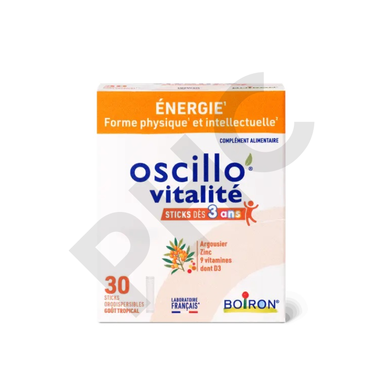 Oscillo’vitalité dès 3 ans - BOIRON - Boîte de 30 sticks