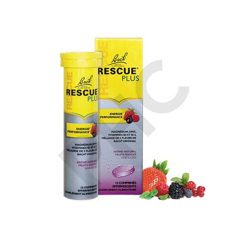 Rescue Plus Energie comprimés effervescents - fleurs de bach original
