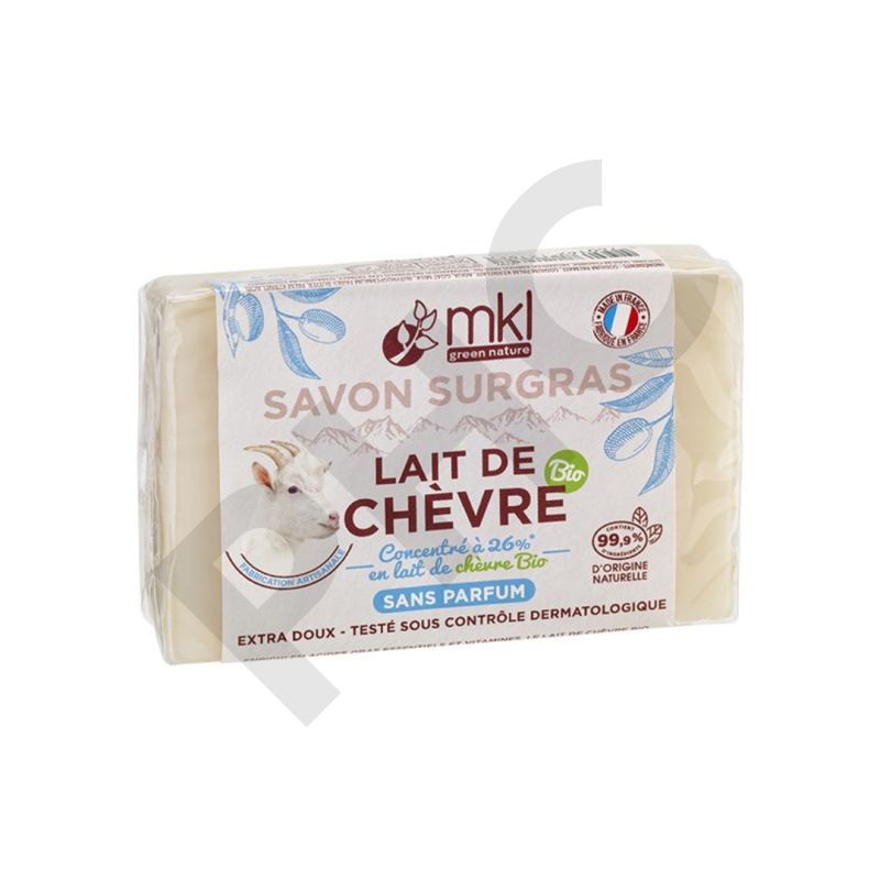 Savon Surgras Lait de Chèvre BIO sans parfum - MKL - 100 g