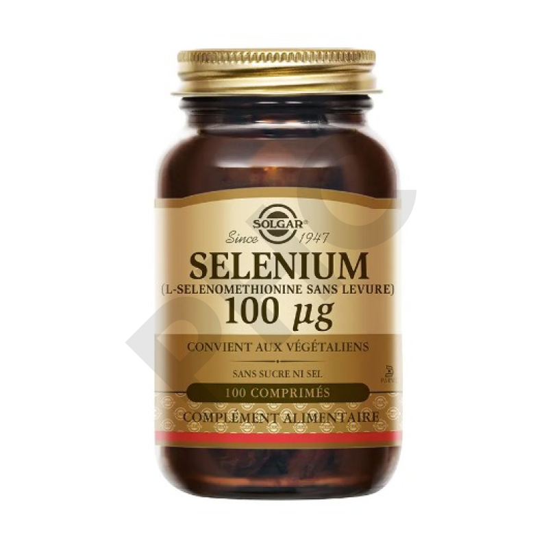 Solgar - Selenium - Antioxydant -100 comprimés