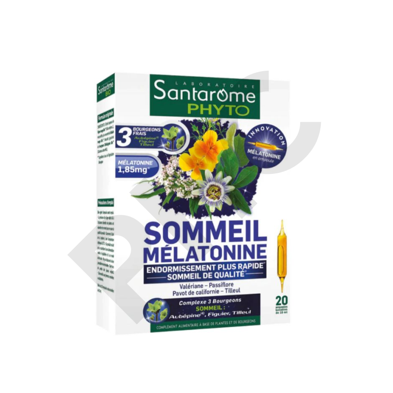 Sommeil Mélatonine - Santarome BIO, retrouvez le sommeil !