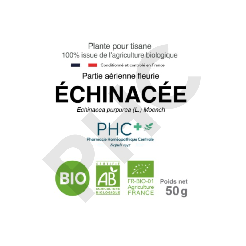 Tisane Echinacée bio parties aériennes fleuries - Echinacea purpurea