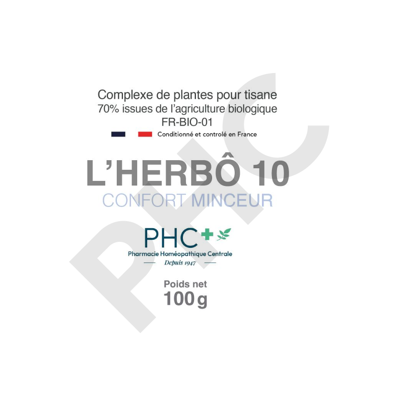 Tisane L'HERBÔ 10 - Confort minceur - Herboristerie PHC