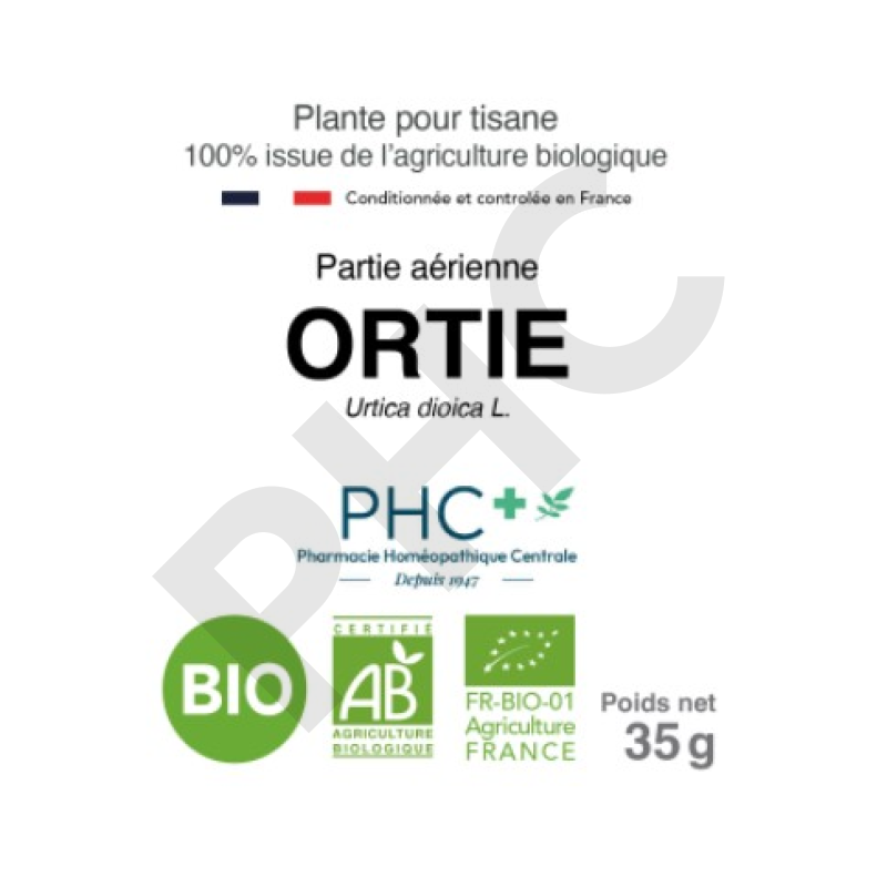 Tisane Ortie piquante bio parties aériennes
