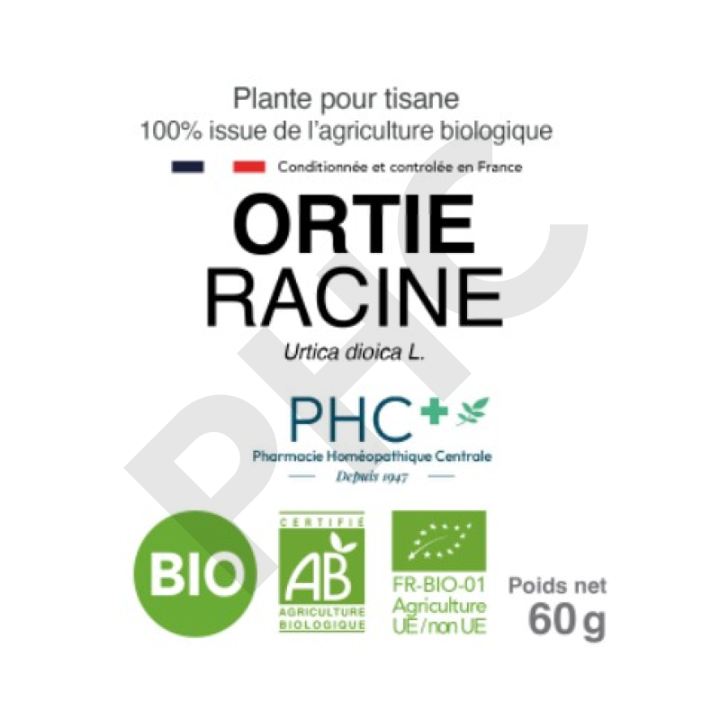 Tisane Ortie racine bio en vrac - PHC