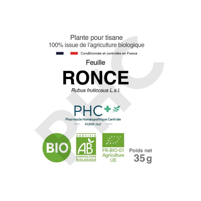 Tisane Ronce bio feuilles - Rubus fructicosus