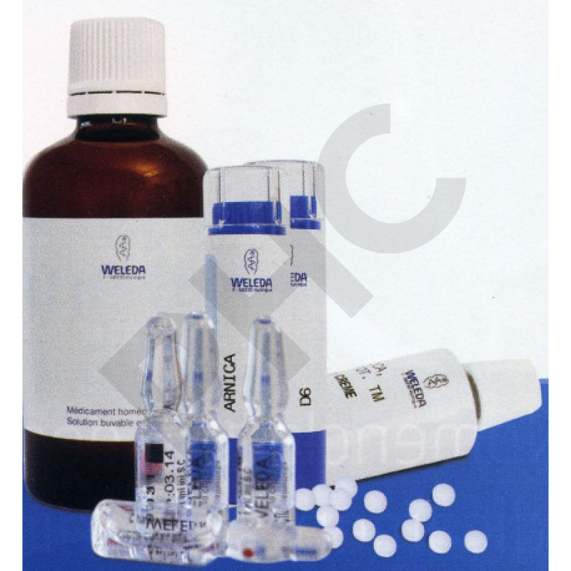Weleda N° W694 CINNABARIS D20 - PYRITE DE FER D2 - Triturations