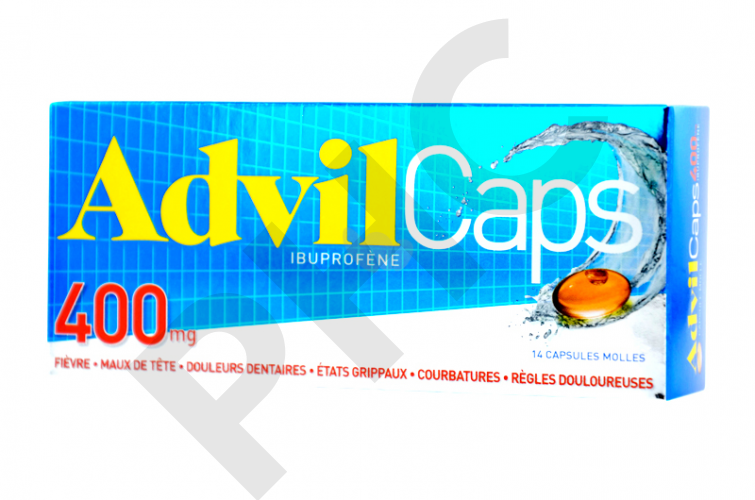 Advilcaps 400 mg, 14 capsules molles