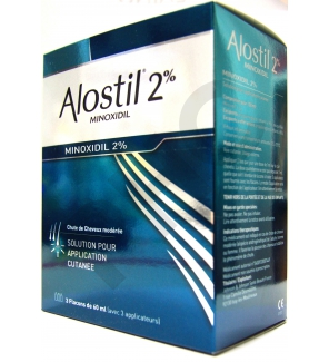 ALOSTIL 2% SOLUTION 3x60 ml (avec applicateurs)