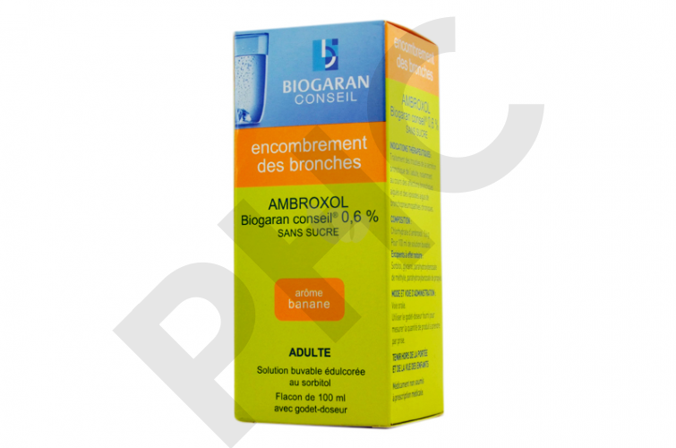 AMBROXOL 0,6% sans sucre Adulte