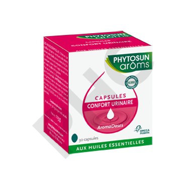 Aromadoses CONFORT URINAIRE, 30 capsules aux Huiles Essentielles