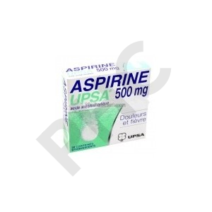 ASPIRINE UPSA 500 mg 20 comprimés effervescents