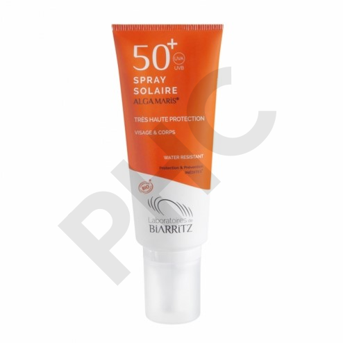 Biarritz Alga Maris - Spray solaire  visage et corps spf 50