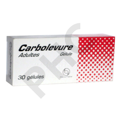 Carbolevure adulte, 30 gélules