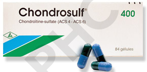 Chondrosulf 400 mg arthrose genou, hanche