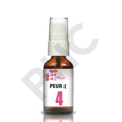 Complexe fleurs de bach n°4 peurs bio, 20ml