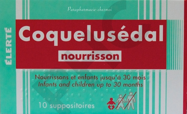 Coquelusedal Bébé suppositoires bronchite aiguë