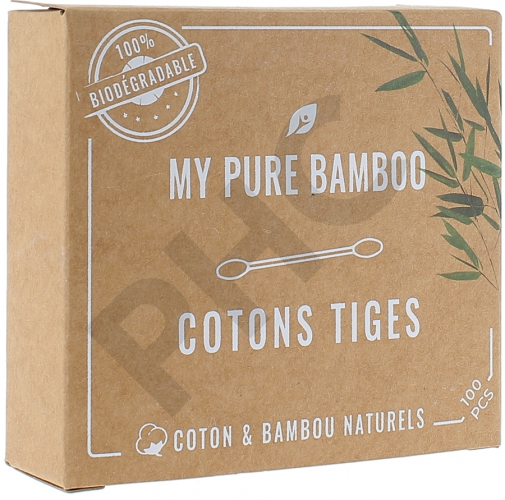 Cotons tiges - My Pure Bamboo - 100% biodégradables