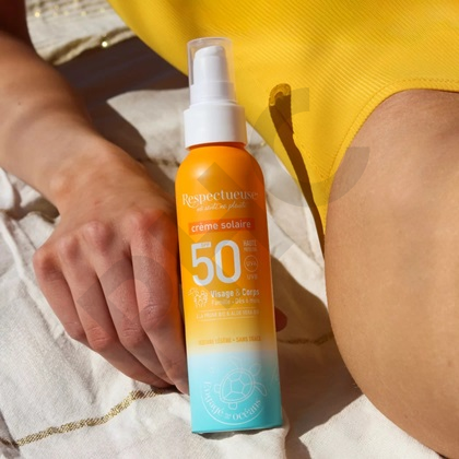 Crème solaire SPF50 - RESPECTUEUSE