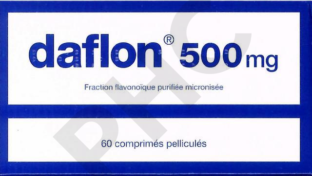 Daflon 500mg, 80 comprimés pelliculés