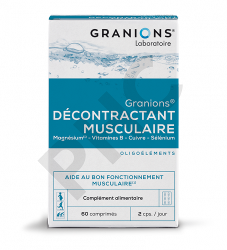 Decontractant musculaire forme comprimés - granions