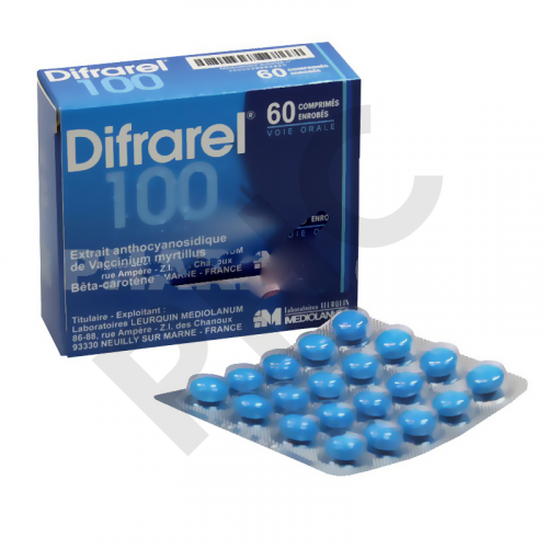 DIFRAREL, 60 comprimés 100 mg