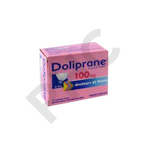 DOLIPRANE 100 mg sachets