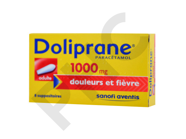 DOLIPRANE 1000 mg suppositoires