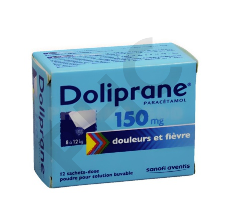 DOLIPRANE 150 mg sachets