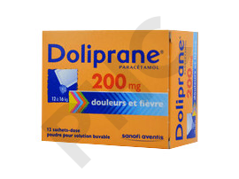 DOLIPRANE 200 mg sachets