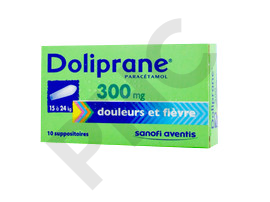 DOLIPRANE 300 mg  suppositoires