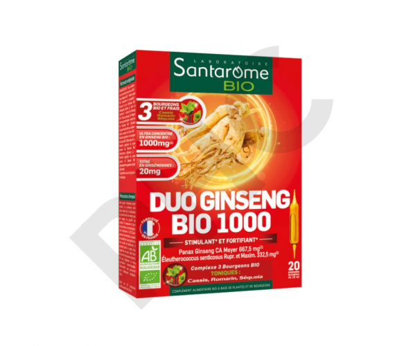 Duo Ginseng BIO 1000 - Santarome Bio