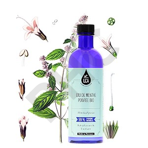 Eau florale de menthe poivrée bio - eau florale bio